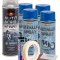 Kit complet reparatie si vopsire jante culoare Albastru Metalizat, V4