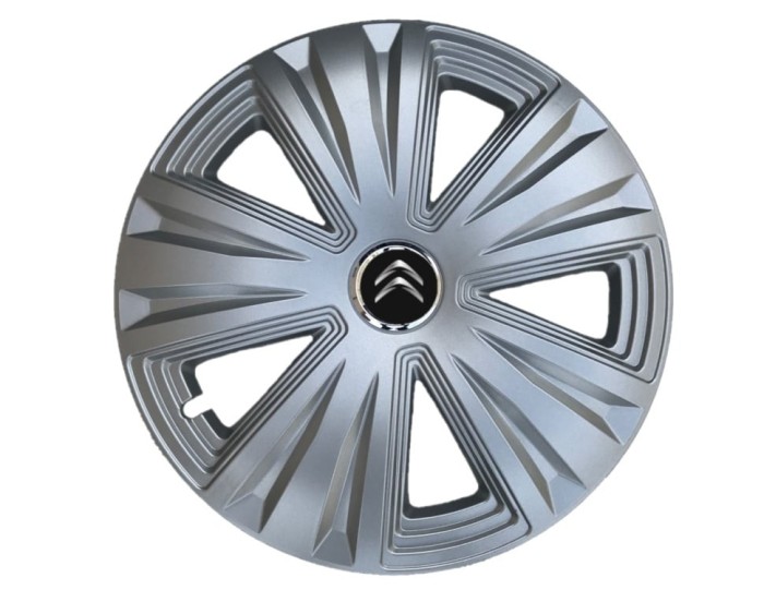 Set 4 capace roti Glory Gri R15 pentru gama auto Citroen