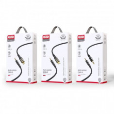 CABLU AUDIO XO-NB-R241C, JACK 3,5mm - JACK 3,5mm, 1.0m NEGRU BLISTER