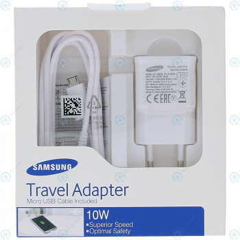 Adaptor Samsung Travel 2000mnAh incl. Cablu de date USB alb (Blister UE) EP-TA12EWEUGWW foto