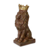 Leu cu coroana-statueta din rasini LH-1