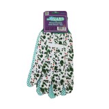 Manusi pentru gradina BSP Guard 1862, bumbac + PVC, verde, marimea 8