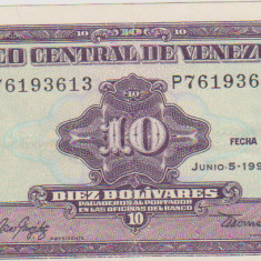 10 BOLIVAR 5 IUNIE 1995 VENEZUELA /UNC