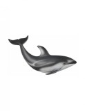 Figurina Delfin de Pacific cu lateralele albe M Collecta