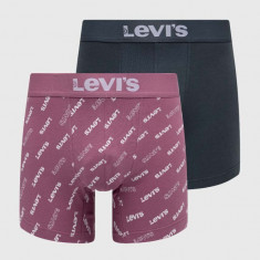 Levi's boxeri 2-pack barbati, culoarea roz