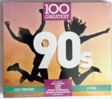 Various &lrm;&ndash; 100 Greatest 90s M /M 5 cd uri noi sigilate Rhino UK 2017 muzica anii &#039; 90