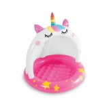 Piscina gonflabila pentru copii, 102x102 cm, Vinil, Forma Unicorn, ATU-V0853, Rotund