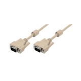 CABLU video LOGILINK, VGA (T) la VGA (T), 1.8m, conectori nichelati, rezolutie maxima Full HD (2048 x 1536) la 60 Hz, plastic, 2 x ferita, ecranat, gr