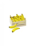Banane din lemn in ladita