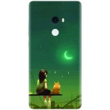 Husa silicon pentru Xiaomi Mi Mix 2, Cat And Girl