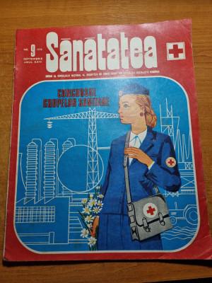 revista sanatatea septembrie 1978-art. daciada,brasov,judetul mures,popasuri foto