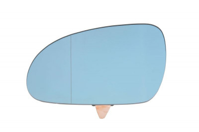 Sticla oglinda exterioara stanga albastra Vw Sharan (2000 - 2015) cu incalzire foto