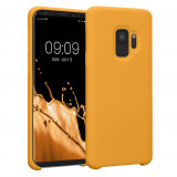 Husa Kwmobile pentru Samsung Galaxy S9, Silicon, Portocaliu, 44182.191, Carcasa