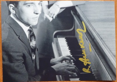 Autograful dirijorului Vladimir Așkenazi pe fotografie foto