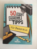 Cumpara ieftin Joc limba germana 50 indicii pt detectivi / 50 Tipps fur Detektive, marca Moses