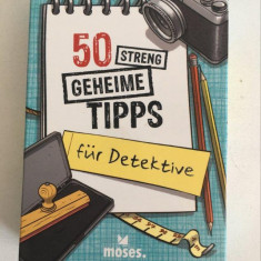 Joc limba germana 50 indicii pt detectivi / 50 Tipps fur Detektive, marca Moses