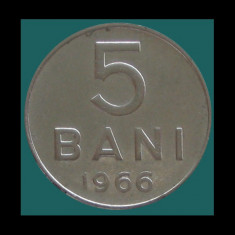 ROMANIA KM#92 - 5 Bani 1966 - ?15.9mm - 1.7g - RSR foto