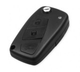 Set 2 bucati - Carcasa cheie 3 butoane Topautochei&amp;#174; compatibila cu Fiat Punto Ducato Stilo Panda (spatele carcasei are capac pentru baterie)