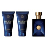 Set Versace: Dylan Blue, Calming, After-Shave Balm, 50 ml + Dylan Blue, Shower Gel, For All Skin Types, 50 ml + Dylan Blue, Eau
