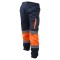 Pantaloni de lucru VIZWELL L portocaliu-bleumarin vizibilitate intensă