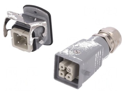 Conector HDC tată mamă set complet 4 PIN foto