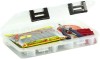 Cutie Plano 360710 ProLatch 3600 Size Open Compartments Stowaway Boxes Clear 27.3x18.4x4.44cm