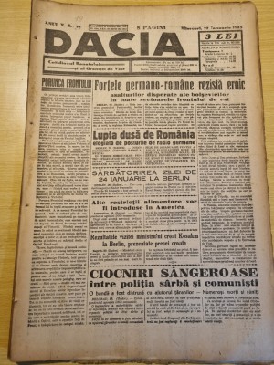 Dacia 27 ianuarie 1943-stiri al 2-lea razboi mondial,art. orastie,timisoara foto