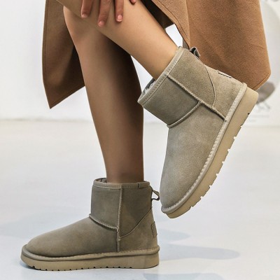 Ghete taupe din piele naturala JB1967 111 foto