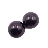 Set de 2 Bile Magnetice Antistres, Rotunde, Negre