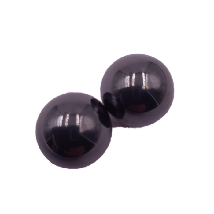 Set de 2 Bile Magnetice Antistres, Rotunde, Negre