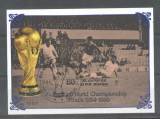 Korea 1985 Sport, Soccer, Football, imperf. sheet, used T.351, Stampilat