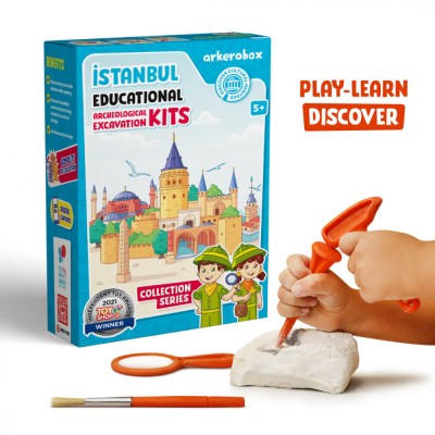 Arkerobox - set arheologic educational si puzzle 3d, istanbul foto