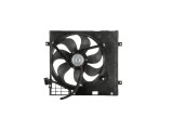 GMV radiator electroventilator Seat Leon (1M), 11.1999-2005, Toledo (1M), 07.1999-05.2006, motor 1.4 16V, benzina, cu AC, 345 mm; 3 pini, fara pre-re