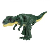 Dinozaur Interactiv, Dino Attac, Mișcare și Sunet, 29.5cm, Culoare Verde, Plastic, Oem