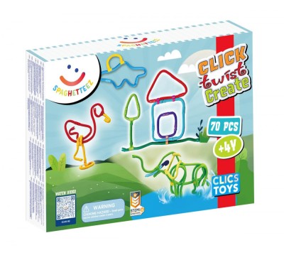 Set de construit cu magnet Spaghetteez 70 piese foto