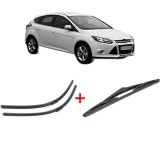 Cumpara ieftin Set 3 stergatoare FORD FOCUS III Hatchback Van 2011 - 2020, pentru parbriz si luneta, Bosch Twin
