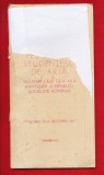 Program Festivalul Studentesc de Arta 10-14 decembrie 1967 - fara coperti !