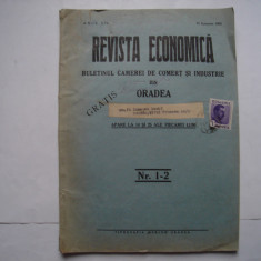 Revista ecomomica. Buletinul Camerei de Comert si Industrie din Oradea, 1940