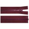 Fermoar plastic detasabil, lungime 80 cm, Visiniu