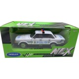 Macheta metal 1986 volvo 240 gl *swedish police* Welly scara 1/24
