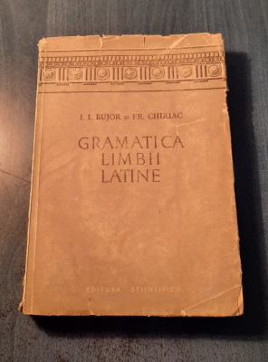 Gramatica limbii latine I. Bujor foto