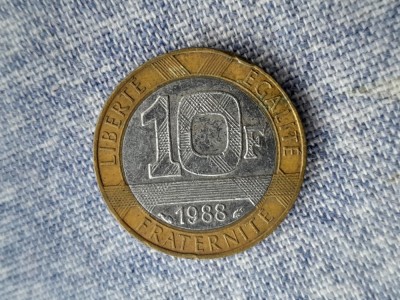 10 FRANCS 1988 Franta foto
