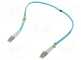 Patch cord fibră OM4 LC/UPC 0,5m LSZH GEMBIRD