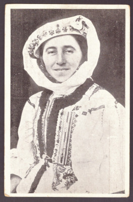 4592 - PALOS, Mures, Ethnic woman, Romania - old postcard - unused foto