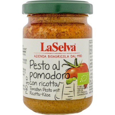 Pesto Rosso cu Ricotta Bio 140gr LaSelva foto