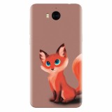 Husa silicon pentru Huawei Y6 2017, Fox Cartoon Animal And