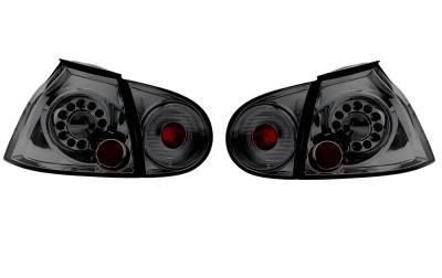 Set stopuri, lampa spate VW GOLF V (1K), 10.2003-05.2009, partea stanga, H6W; crom, fumuriu; fara becuri; TUNING, model Hatchback, foto