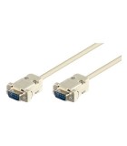 Cablu D-SUB 9P tata - D-SUB 9P tata SERIAL 2m 1:1, Generic