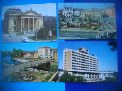 HOPCT LOT 2623 ORADEA -JUD BIHOR-4 CARTI POSTALE-CIRCULATE foto