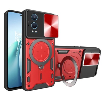 Husa OnePlus Nord CE4 Lite Techsuit CamGuard Pro, rosu foto